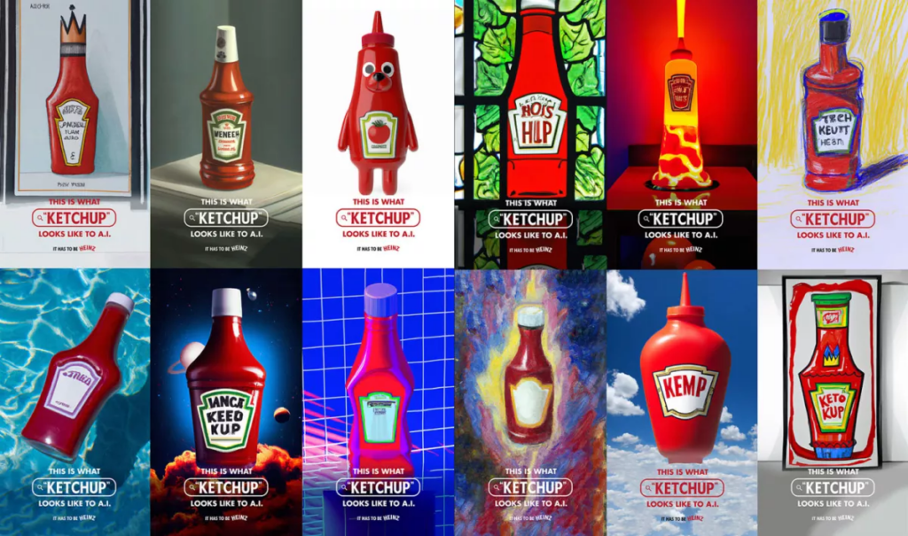Heinz ketchup advertisment